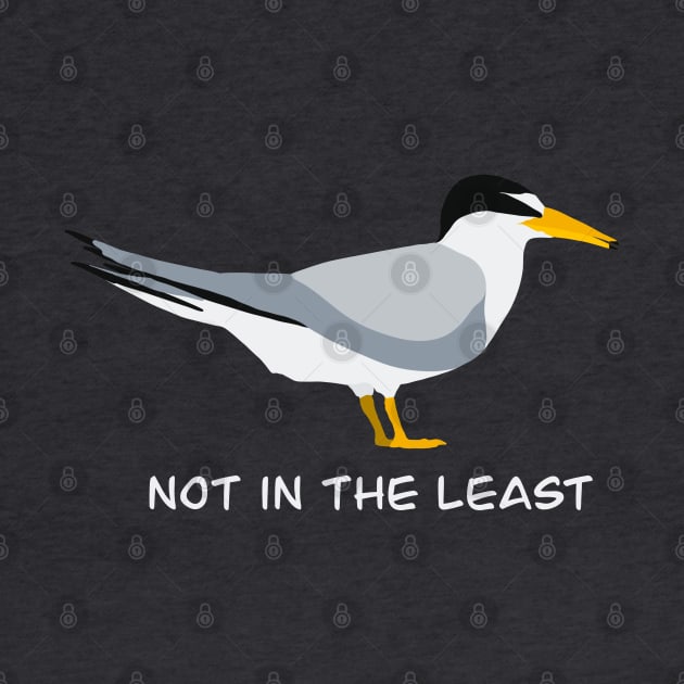 Not in the Least - Least Tern Birding Design by New World Aster 